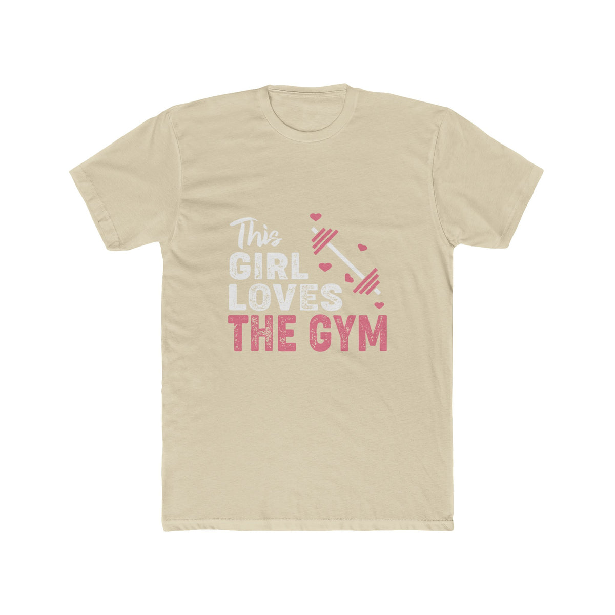 Unisex Cotton Crew Tee Gym Lover