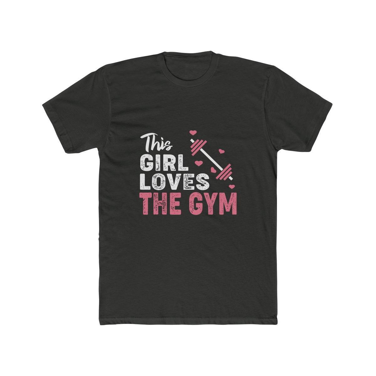 Unisex Cotton Crew Tee Gym Lover