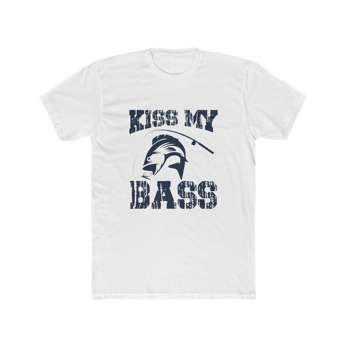 Unisex Cotton Crew Tee Kiss My Bass