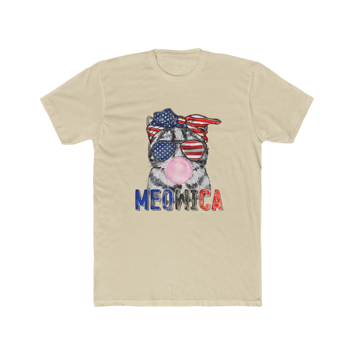 Unisex Cotton Crew Tee Meowica