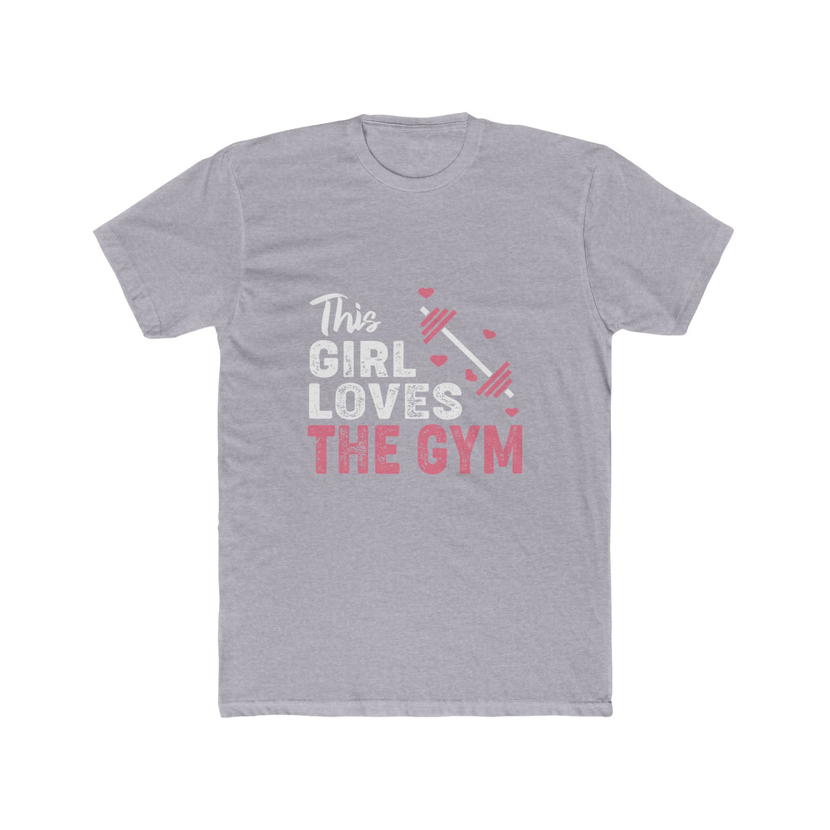 Unisex Cotton Crew Tee Gym Lover