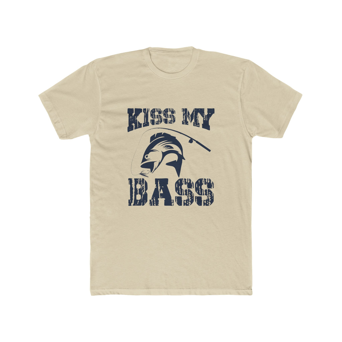 Unisex Cotton Crew Tee Kiss My Bass