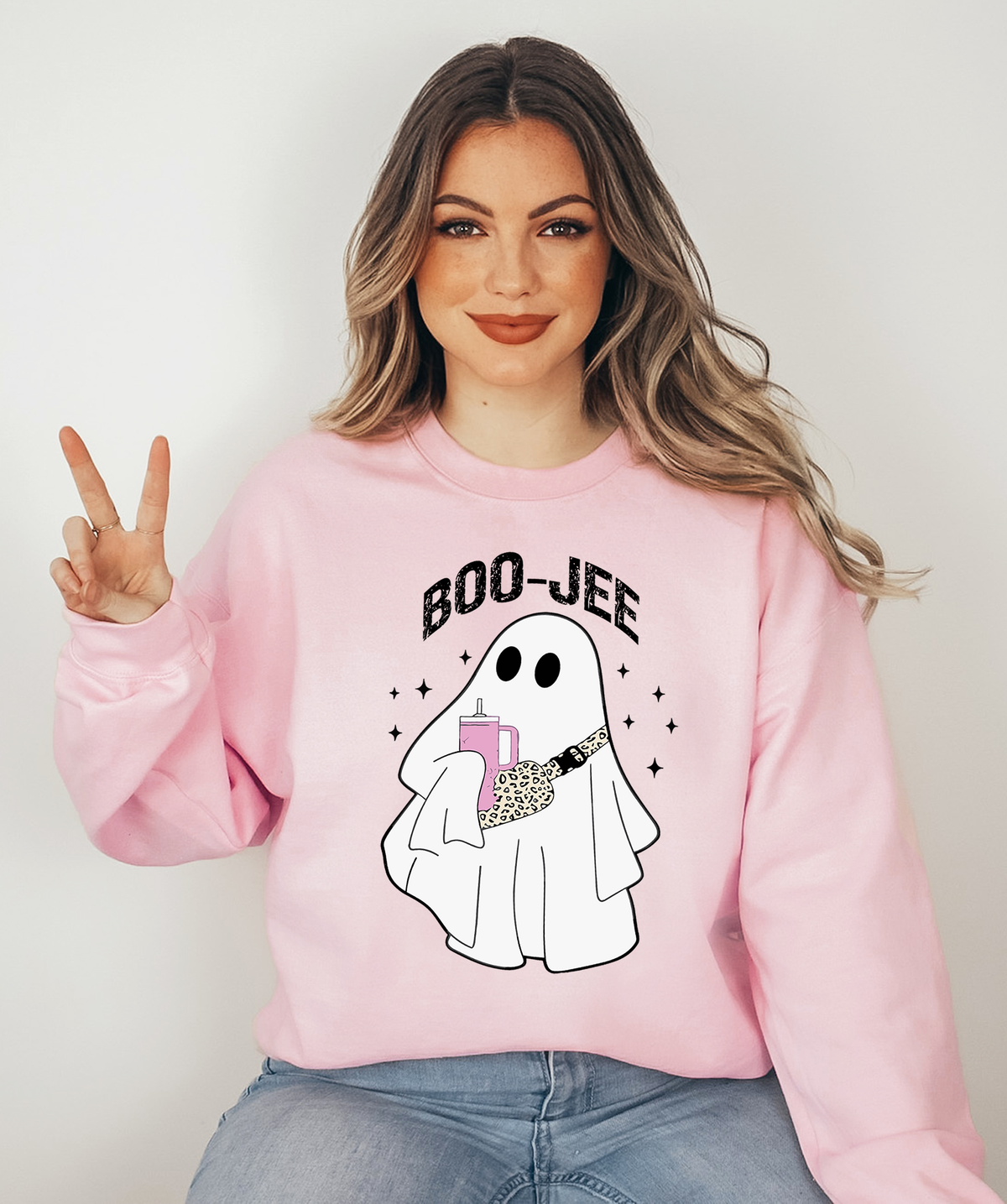 Unisex Sweatshirt Boo-Jee Shirt Boojee Ghost Halloween Cute Spooky