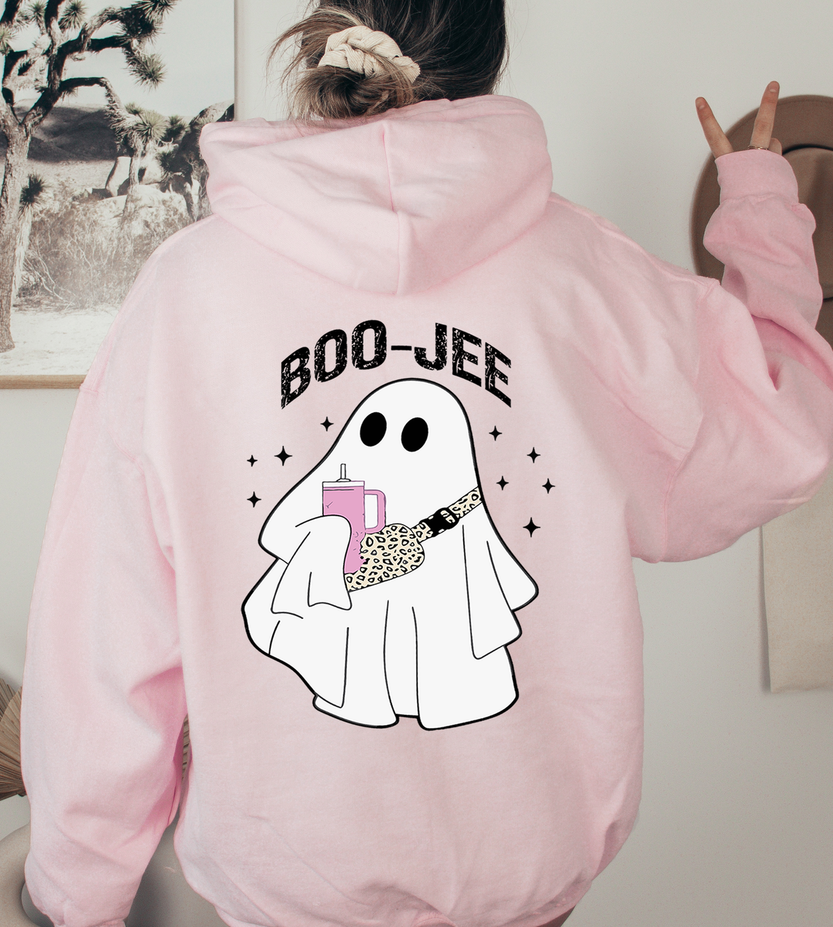 Unisex HOODIE Boo-Jee Shirt Boojee Ghost Halloween Cute Spooky