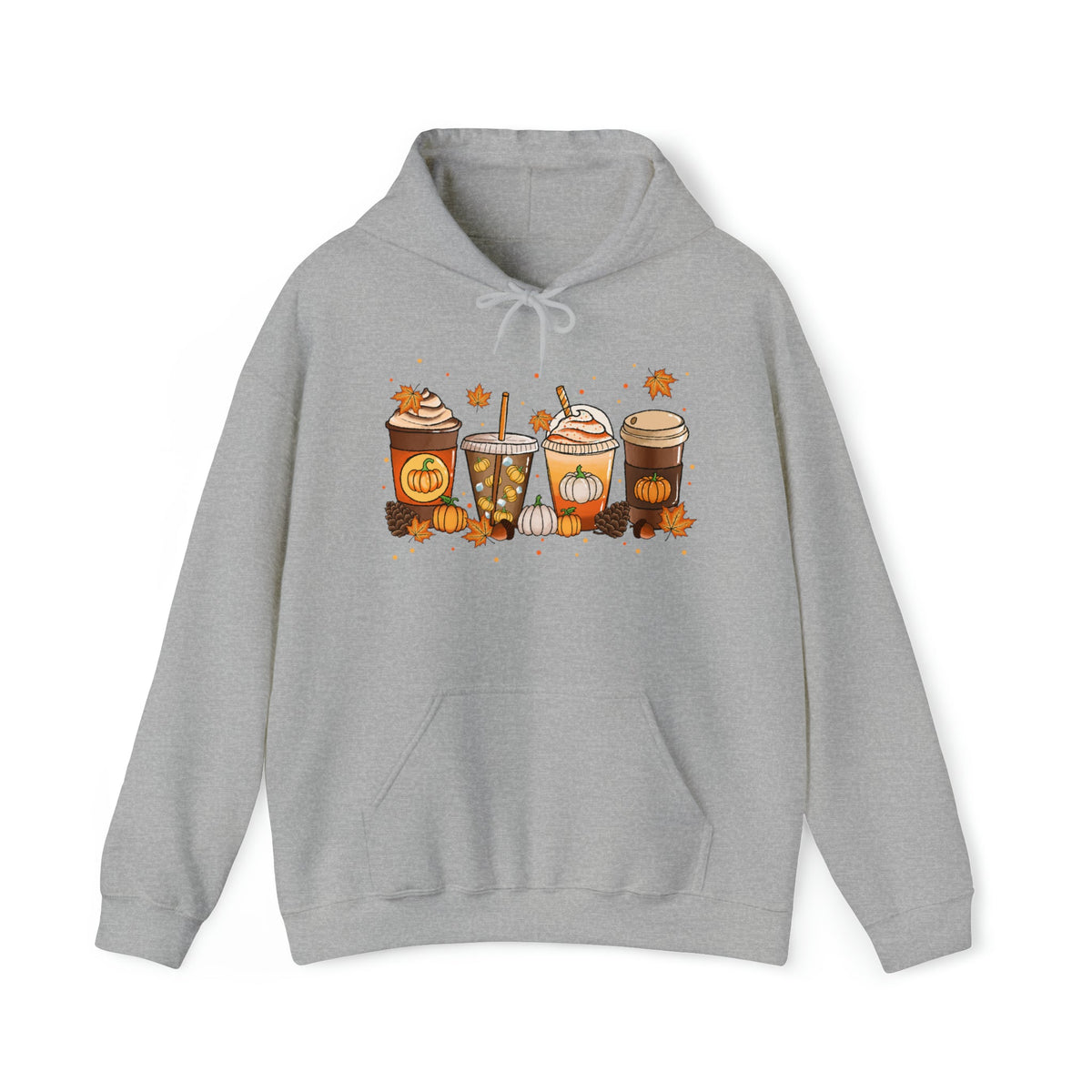 Unisex HOODIE Pumpkin Spice Falls Drinks Pumpkin Latte Coffee