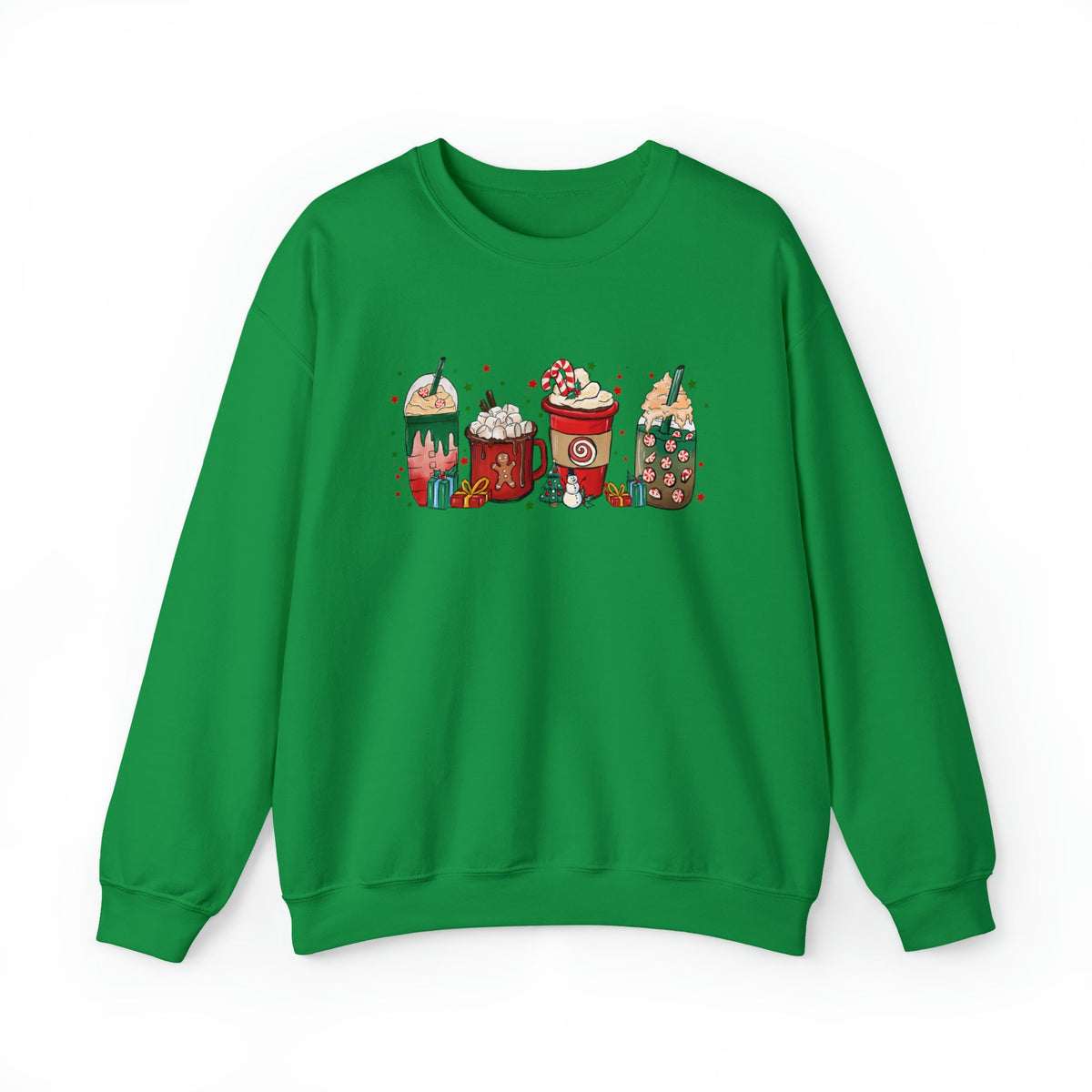 Unisex Sweatshirt Gingerbread Christmas Coffee Xmas Tee Coffee Lover Latte drink