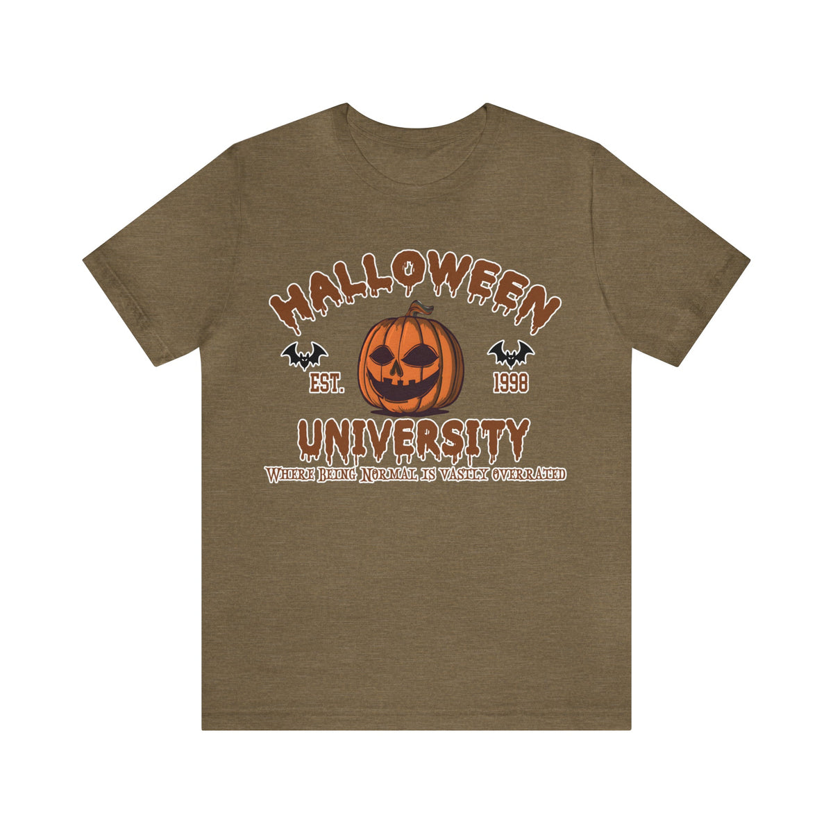 Unisex BELLA CANVA Halloween University shirt, Halloween small Town Est 1998 shirt