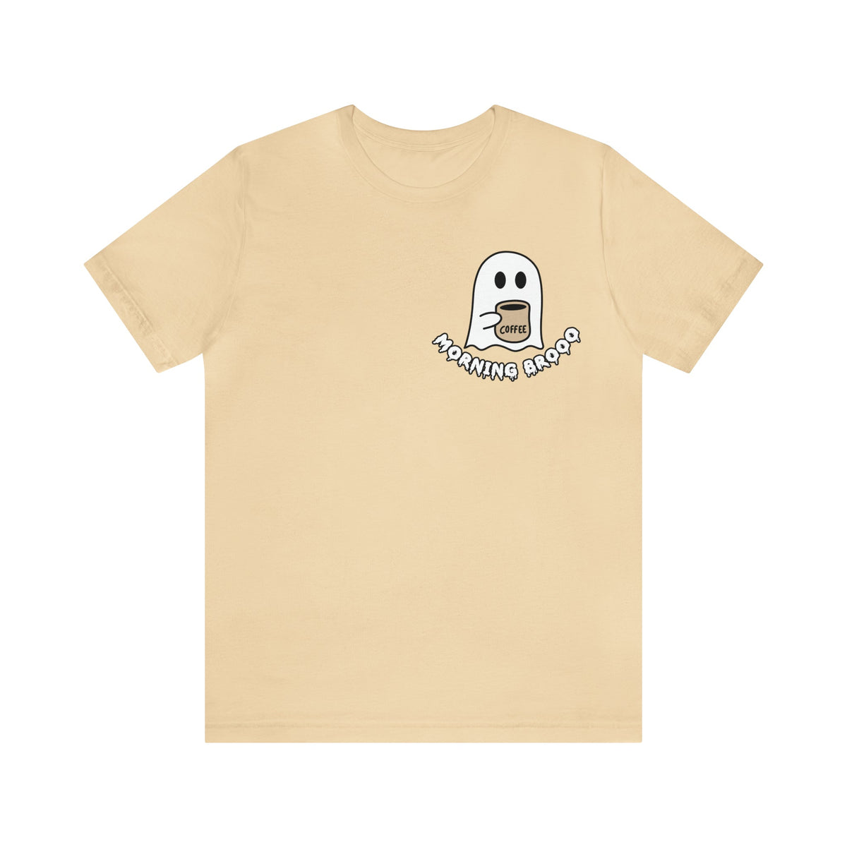 Unisex BELLA CANVA spooky Cute ghost coffee shirts, Halloween Ghost Coffee Lovers Shirt