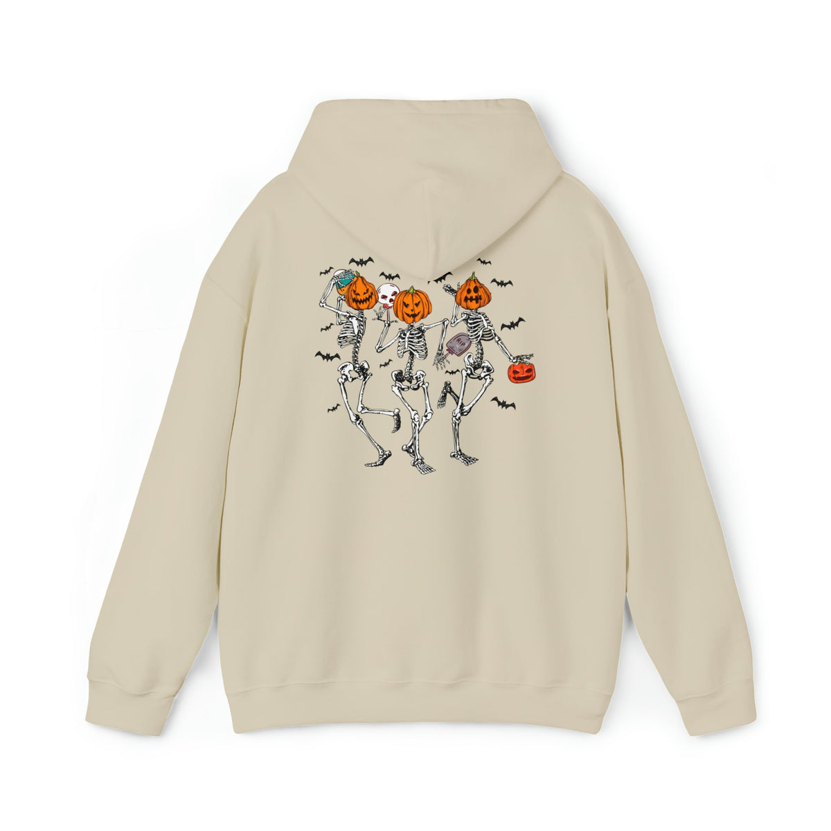 Unisex Hoodie Dancing Skeleton Halloween hoodie, spooky season pumpkin autumnal crewneck