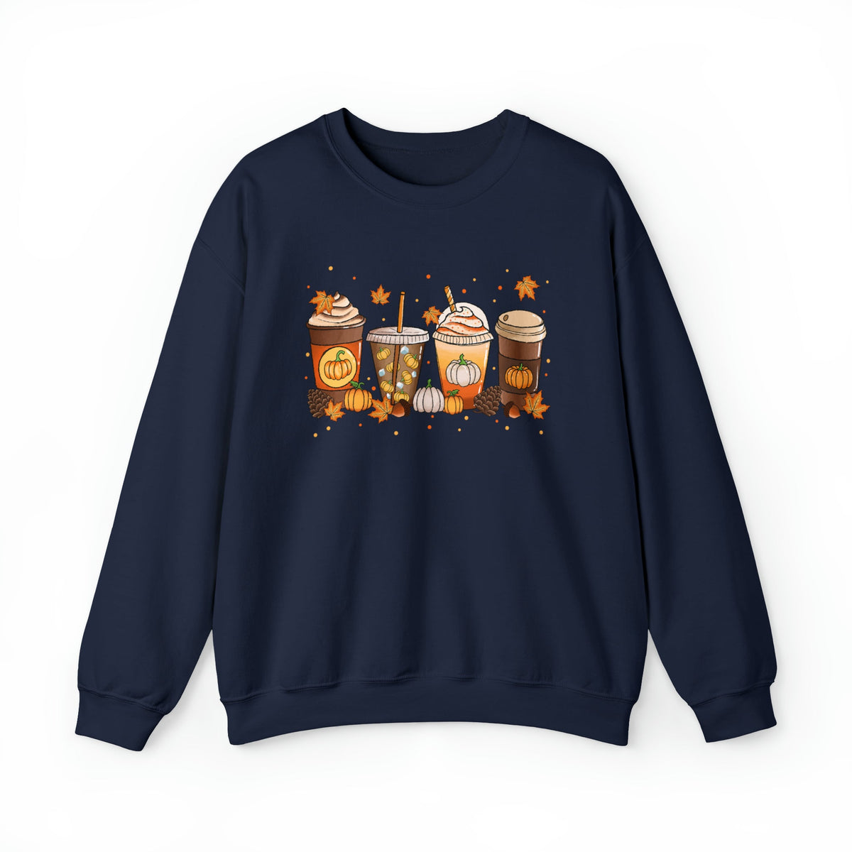 Unisex Sweatshirt Pumpkin Spice Falls Drinks Pumpkin Latte Coffee