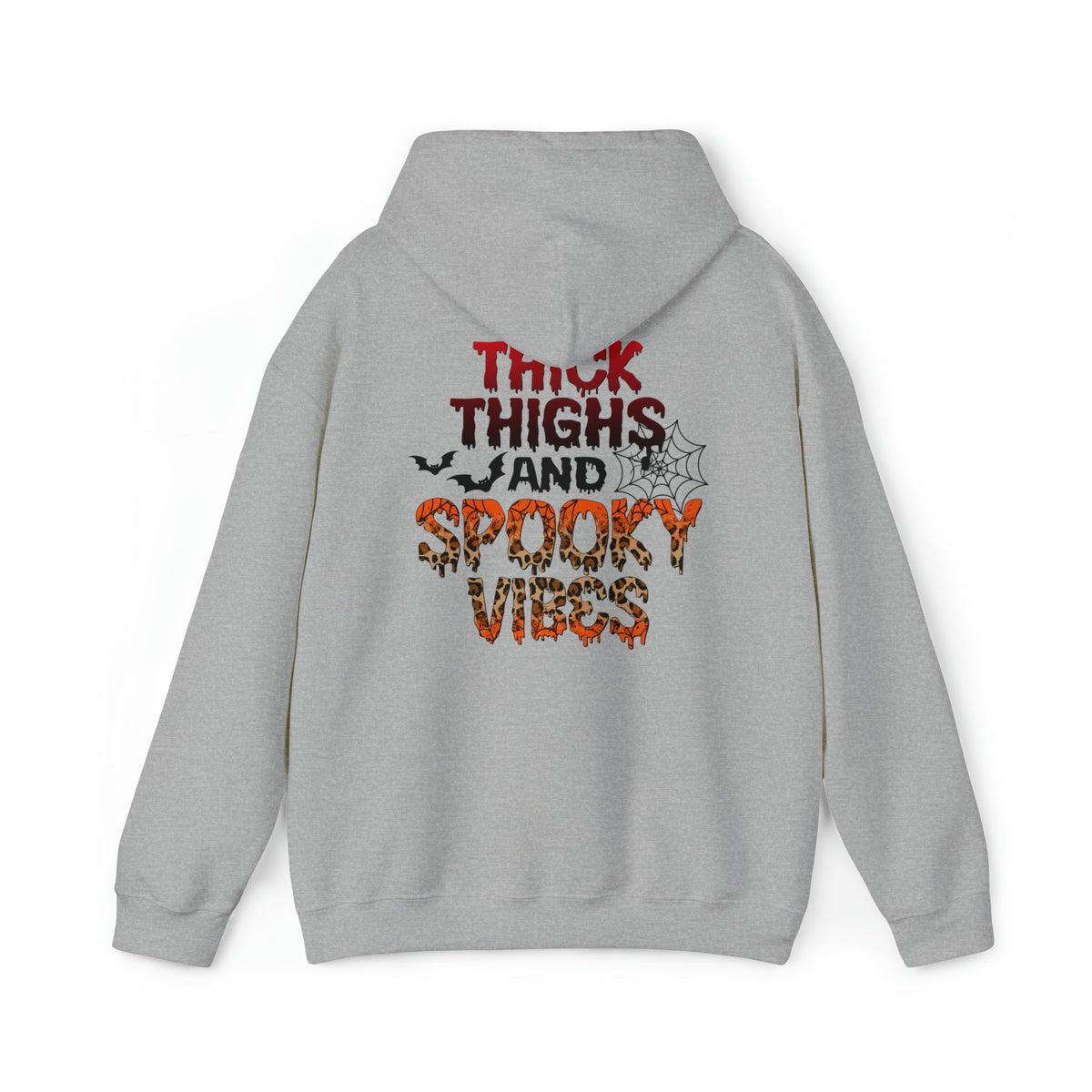 Unisex HOODIEThick Thighs and Spooky Vibes Funny Halloween