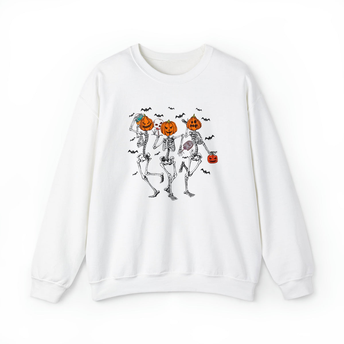 Unisex Sweatshirt Dancing Skeleton Halloween Sweatshirt spooky season