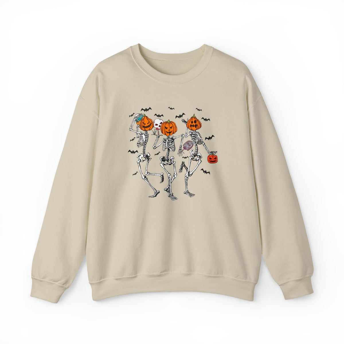 Unisex Sweatshirt Dancing Skeleton Halloween Sweatshirt spooky season