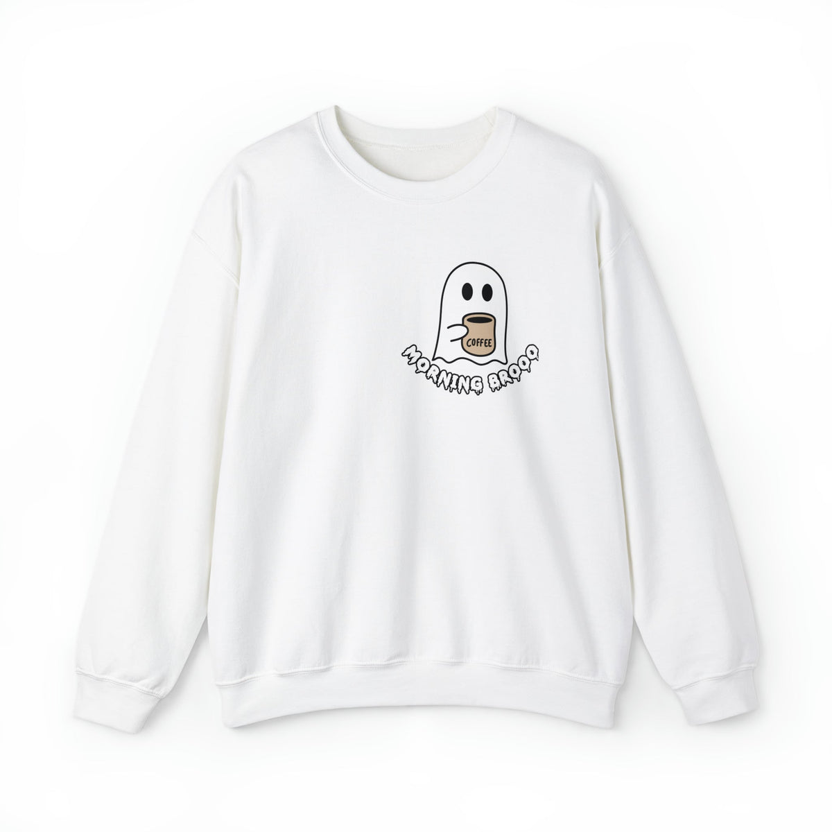 Unisex spooky Cute ghost coffee sweatshirt, Halloween Ghost Coffee Lovers sweatshirt