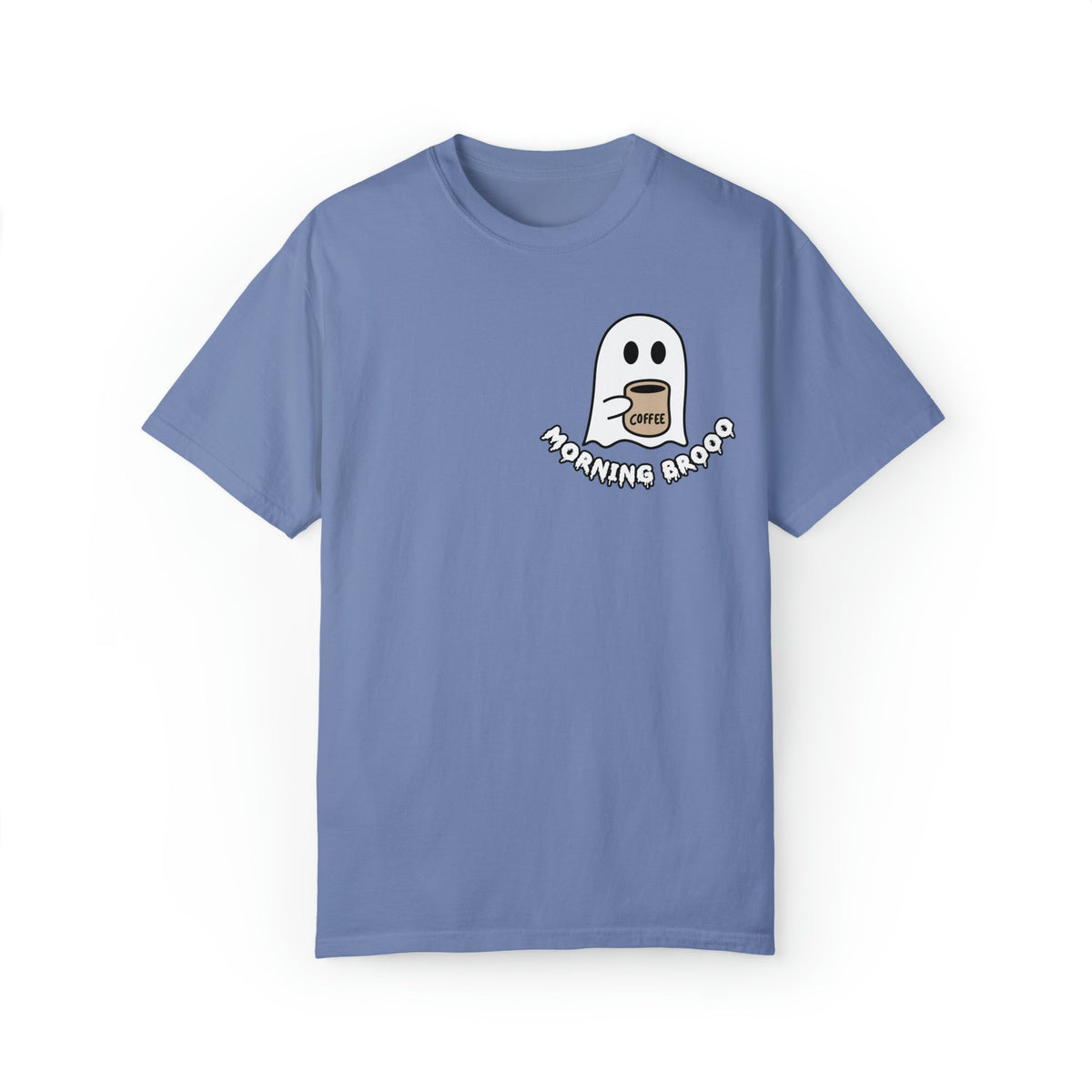 Unisex COMFORT COLORS spooky Cute ghost coffee shirts, Halloween Ghost Coffee Lovers