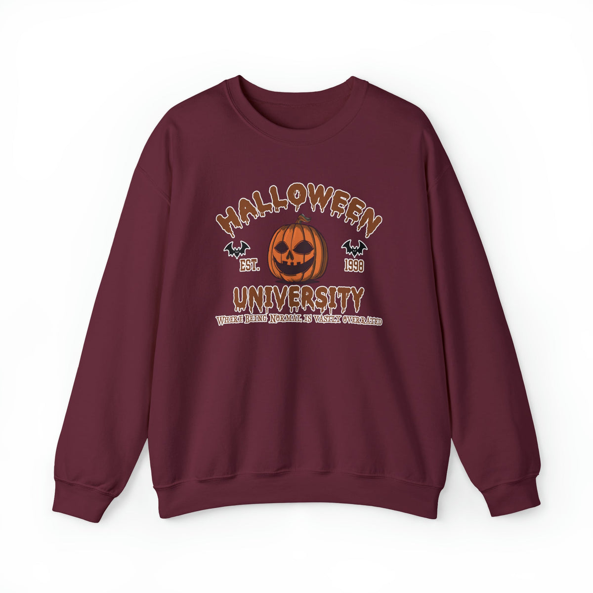 Unisex Halloween University sweashirt, Halloween small Town Est 1998 sweashirt