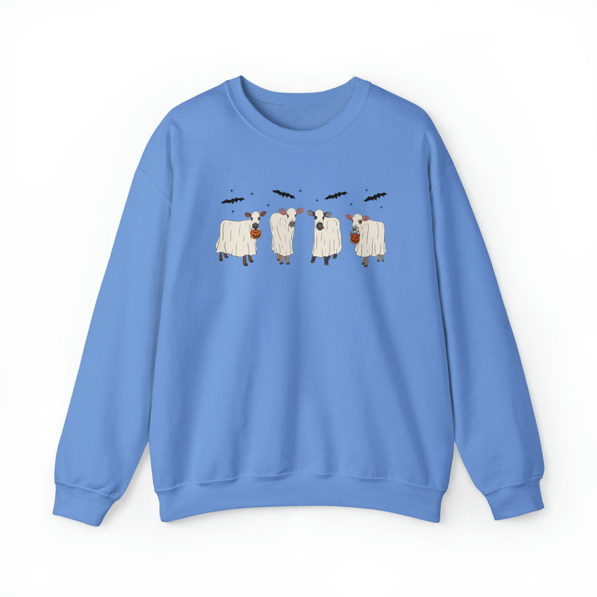 Unisex Sweatshirt Cute Cow Ghost, bull Ghost , This Is Some Bull Sheet, Funny cow lovers