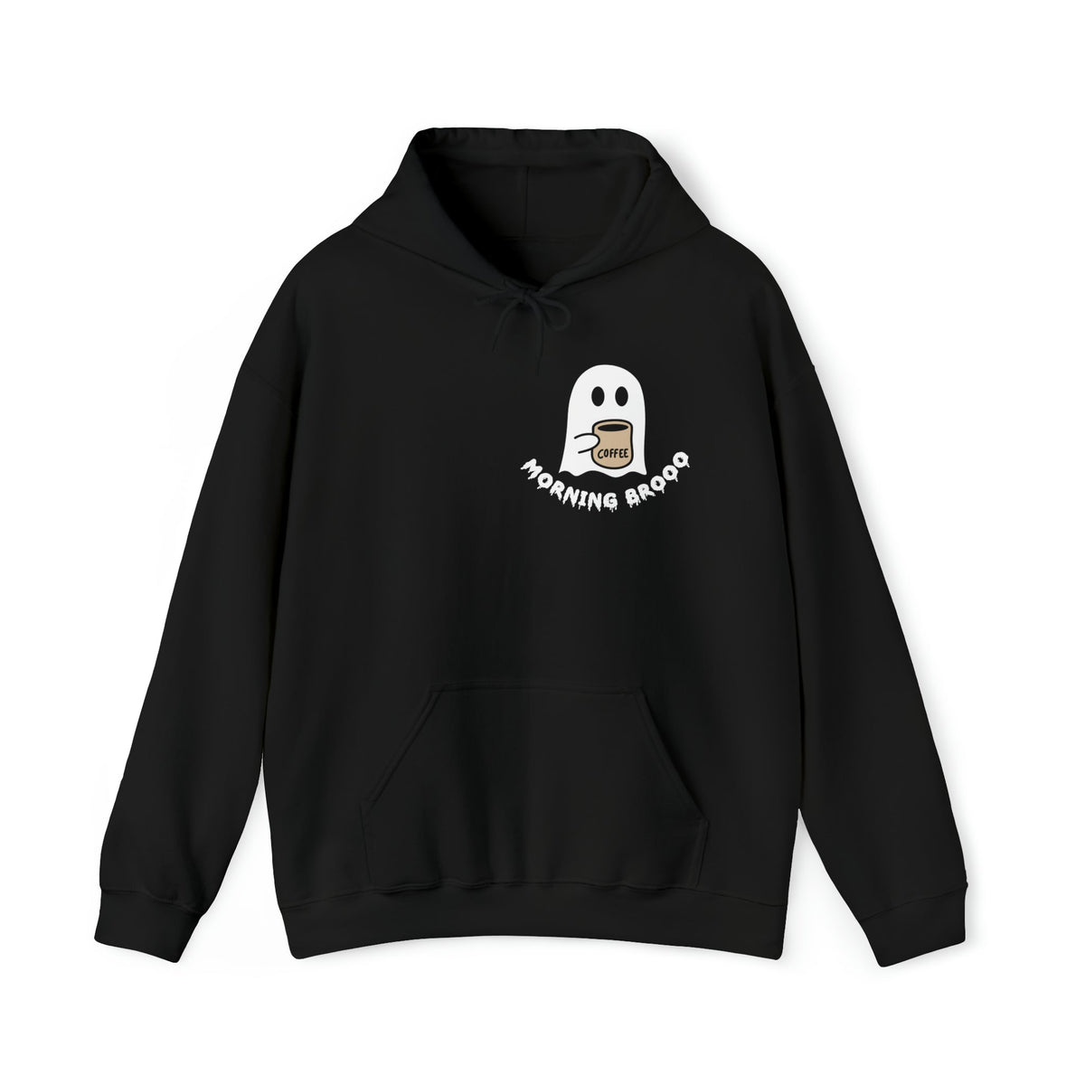 Unisex spooky Cute ghost coffee Hoodie, Halloween Ghost Coffee Lovers Hoodie