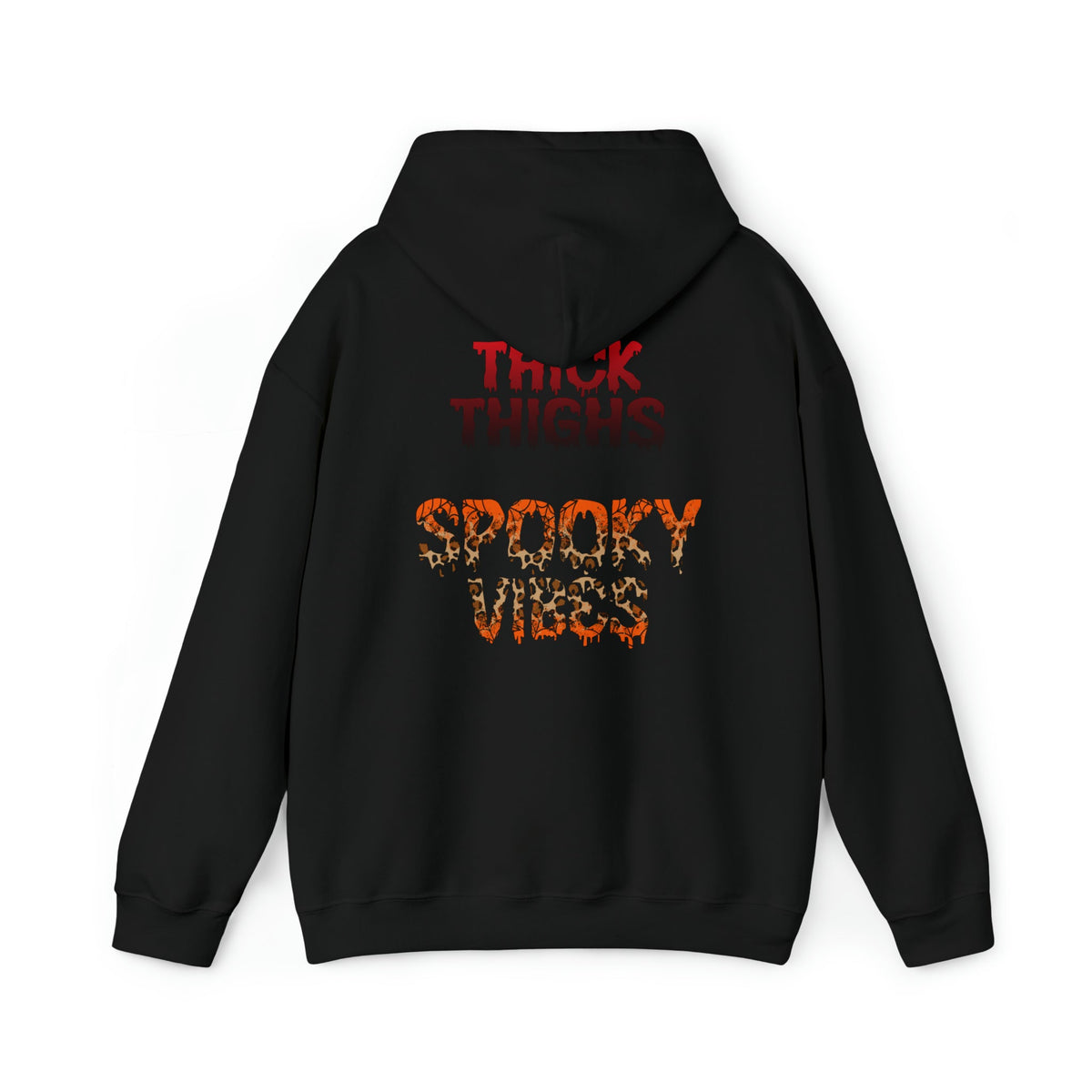 Unisex HOODIEThick Thighs and Spooky Vibes Funny Halloween