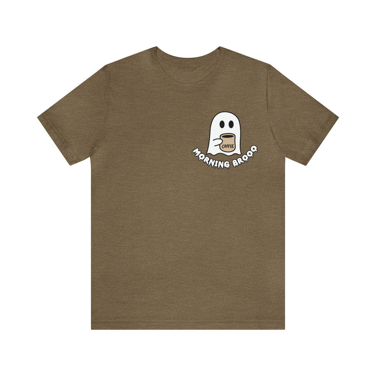 Unisex BELLA CANVA spooky Cute ghost coffee shirts, Halloween Ghost Coffee Lovers Shirt