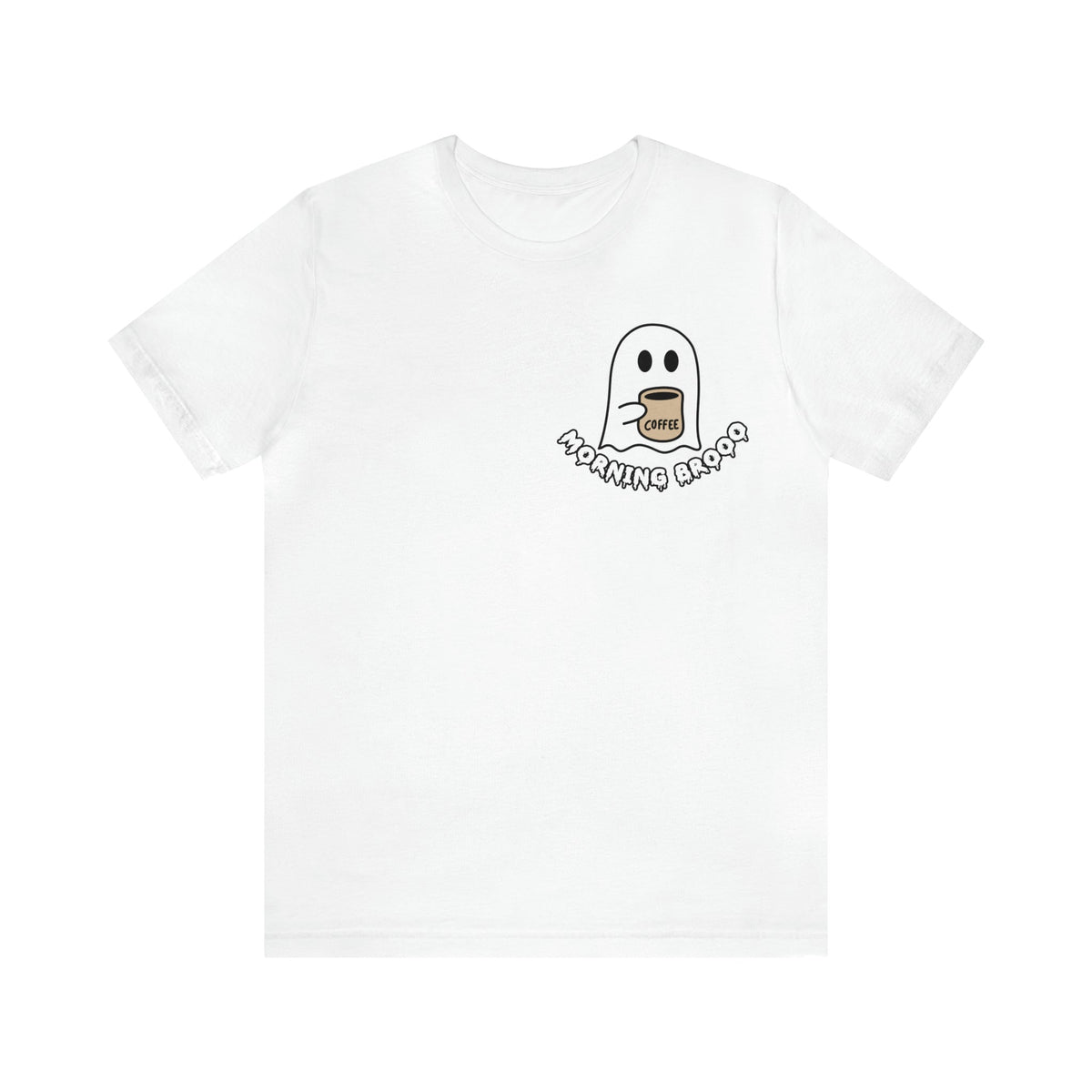 Unisex BELLA CANVA spooky Cute ghost coffee shirts, Halloween Ghost Coffee Lovers Shirt