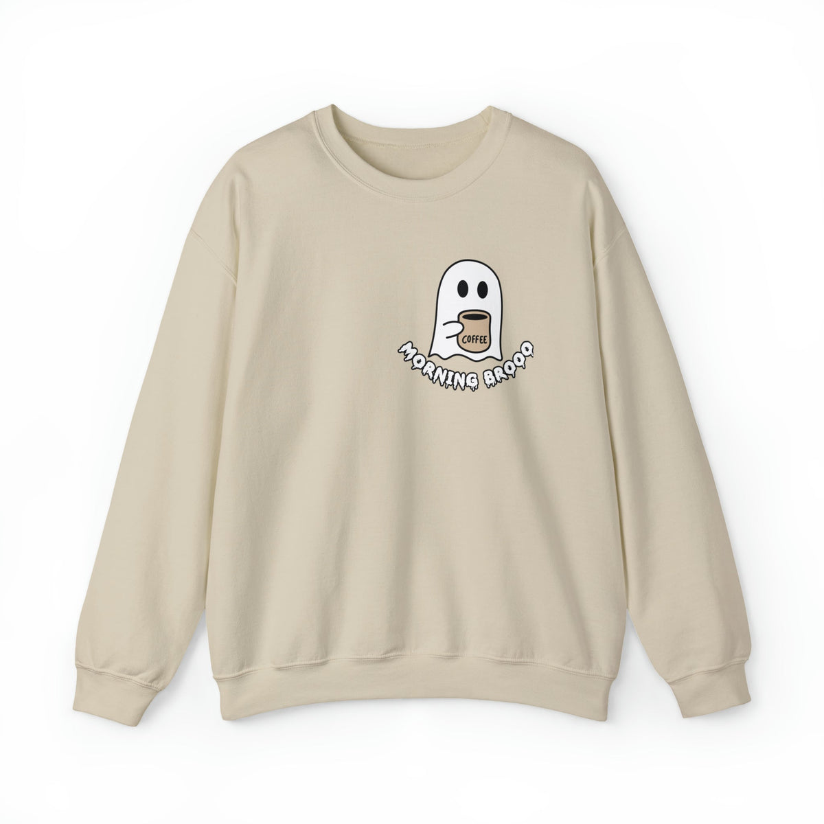 Unisex spooky Cute ghost coffee sweatshirt, Halloween Ghost Coffee Lovers sweatshirt