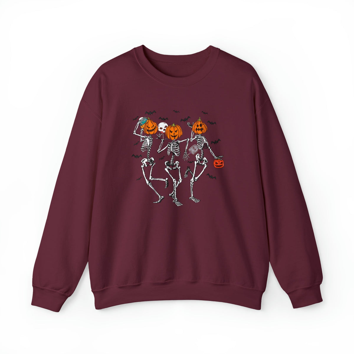 Unisex Sweatshirt Dancing Skeleton Halloween Sweatshirt spooky season