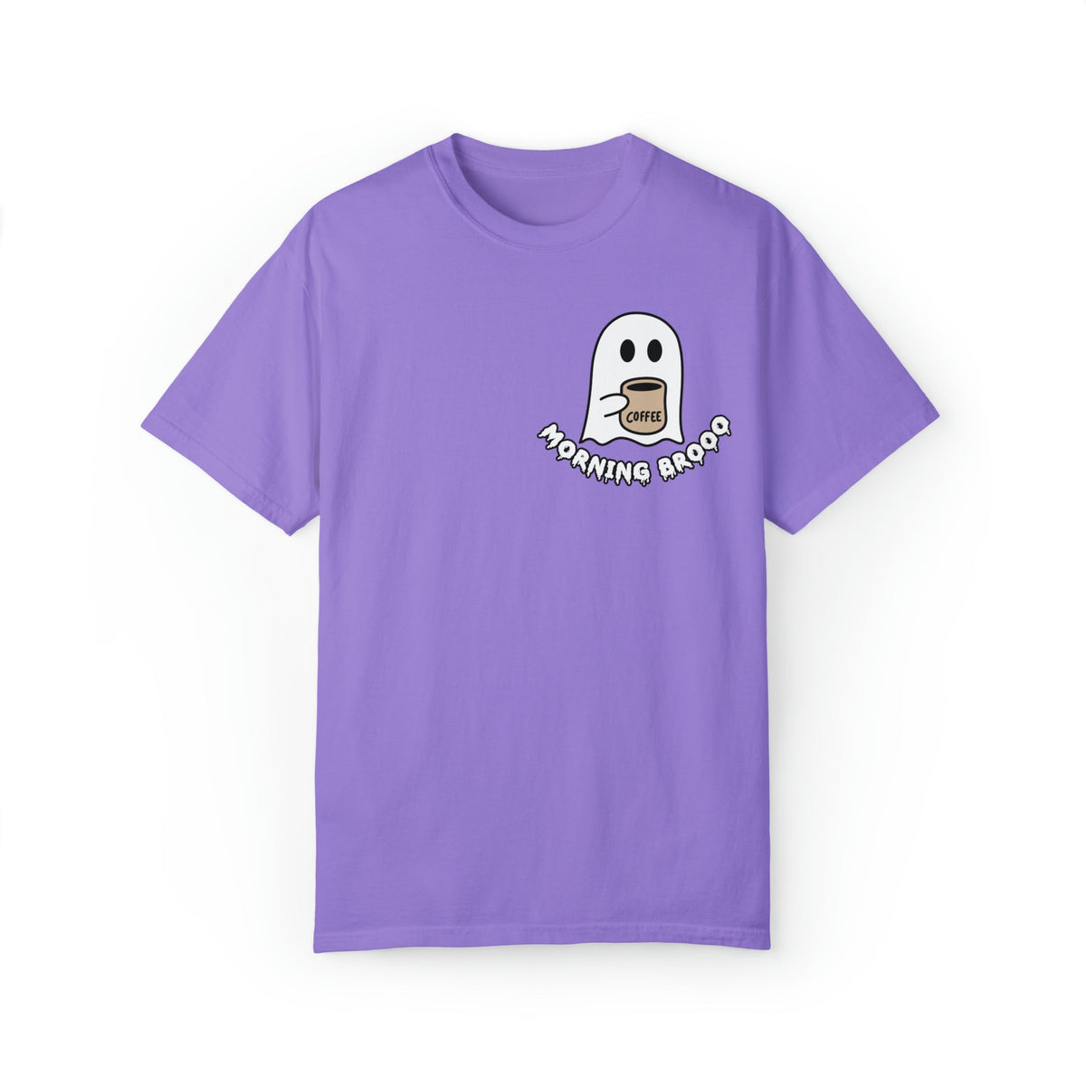 Unisex COMFORT COLORS spooky Cute ghost coffee shirts, Halloween Ghost Coffee Lovers