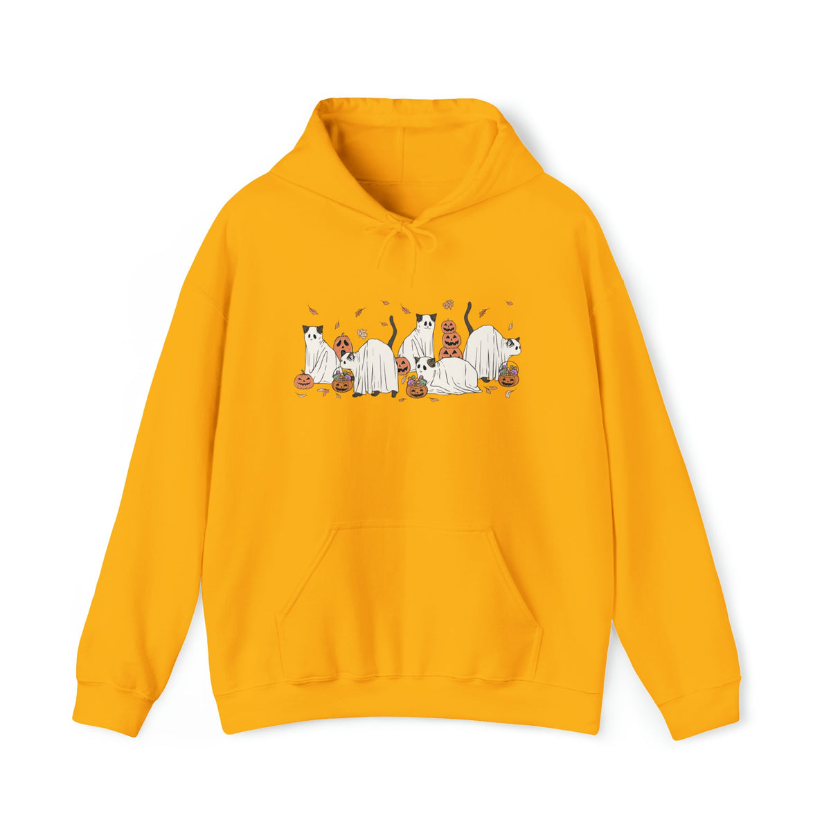 Unisex HOODIE Halloween Cute Cat Ghosts