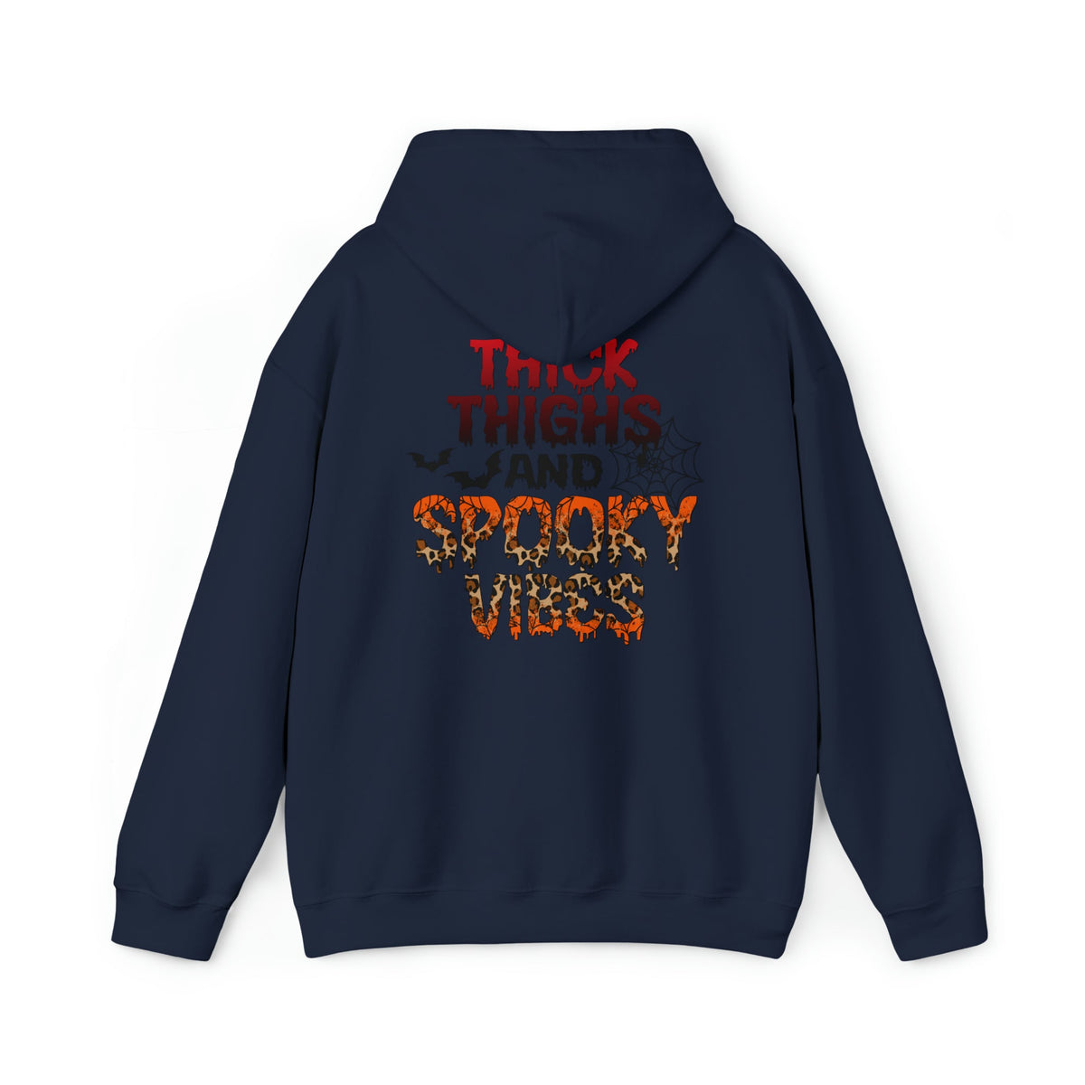 Unisex HOODIEThick Thighs and Spooky Vibes Funny Halloween