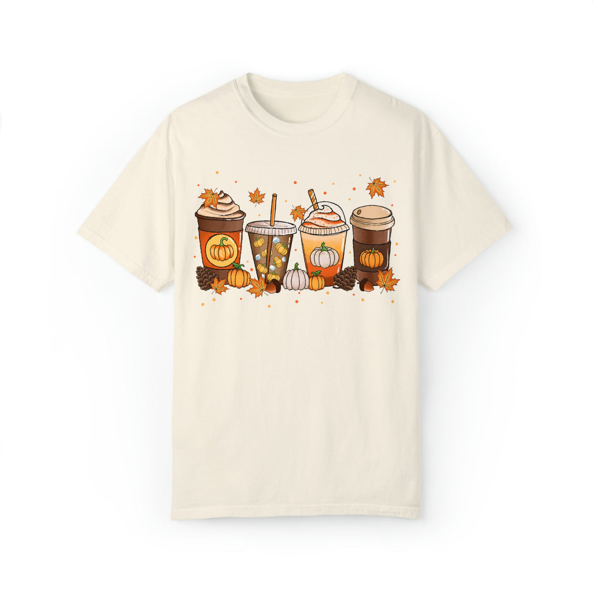 Comfort Colors T-Shirt Pumpkin Spice Falls Drinks Pumpkin Latte Coffee