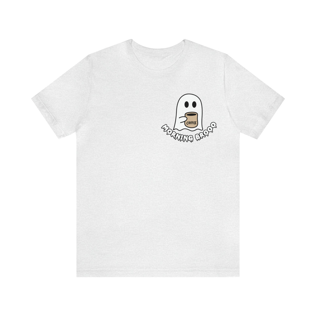 Unisex BELLA CANVA spooky Cute ghost coffee shirts, Halloween Ghost Coffee Lovers Shirt