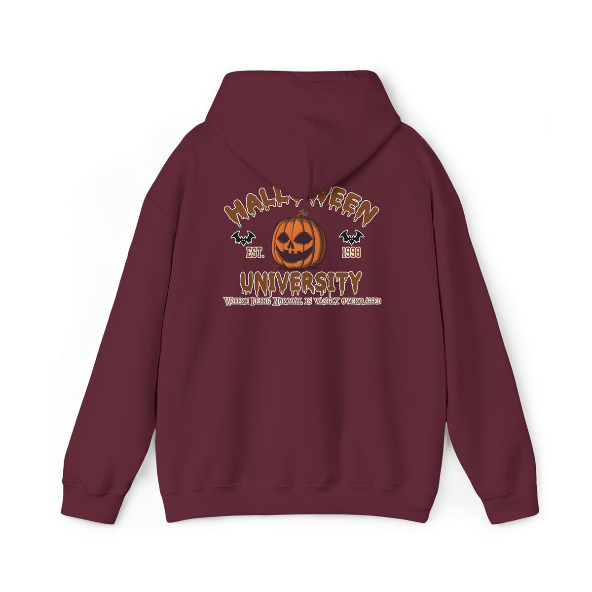 Unisex Halloween University Hoodie, Halloween small Town Est 1998 Hoodie