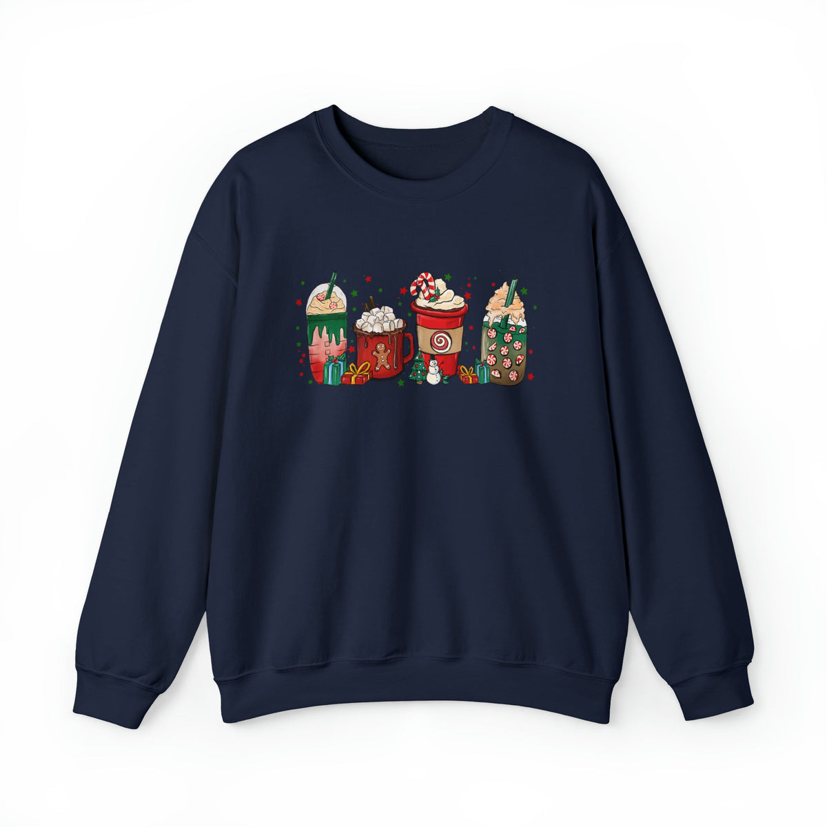 Unisex Sweatshirt Gingerbread Christmas Coffee Xmas Tee Coffee Lover Latte drink