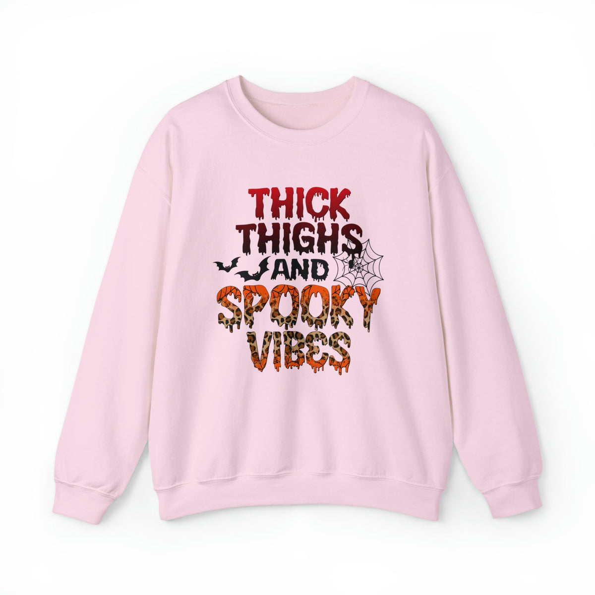 Unisex Sweatshirt Thick Thighs and Spooky Vibes Funny Halloween