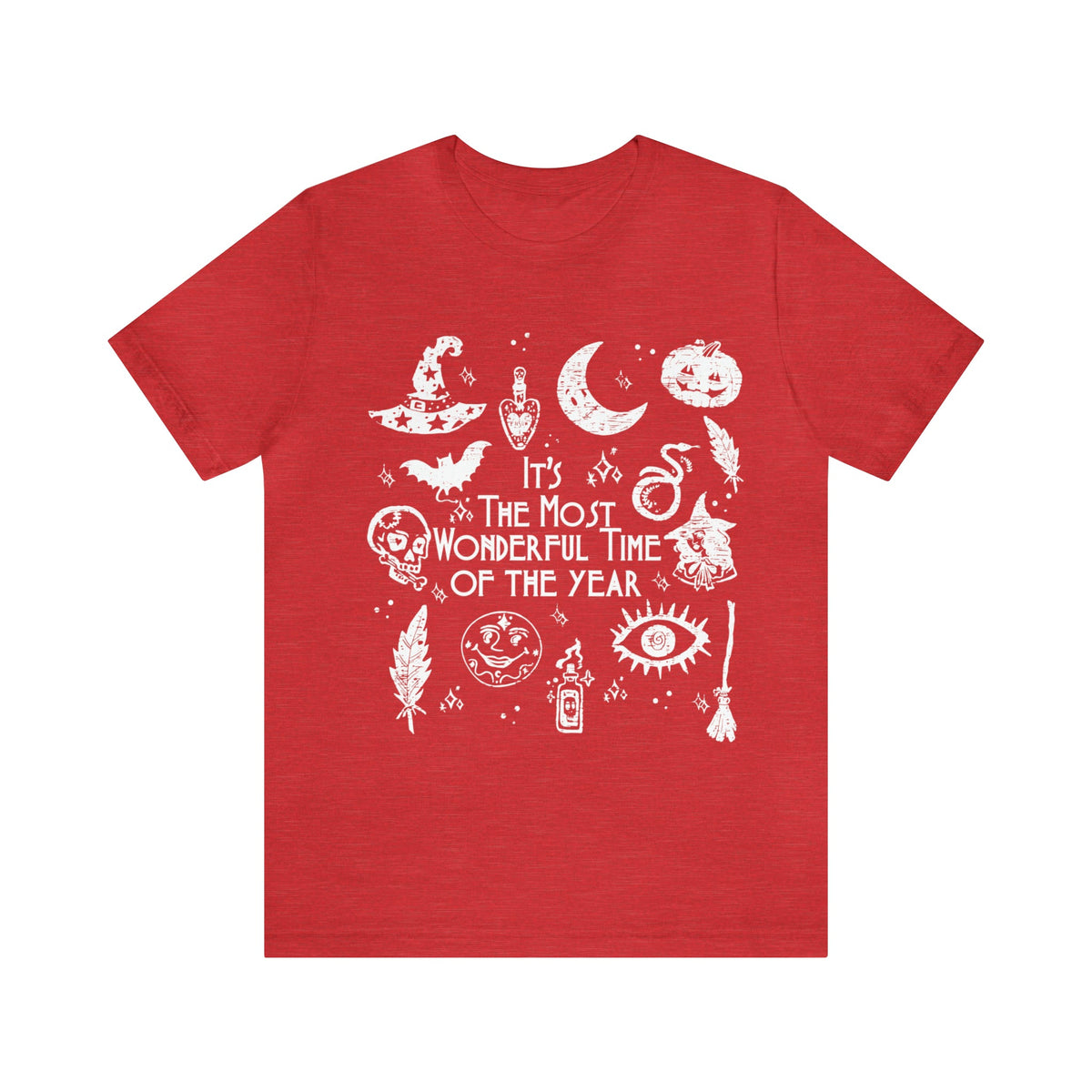 Unisex BELLA CANVA It's The Most Wonderful Time Of The Year Shirt, it's the season spooky, halloweening