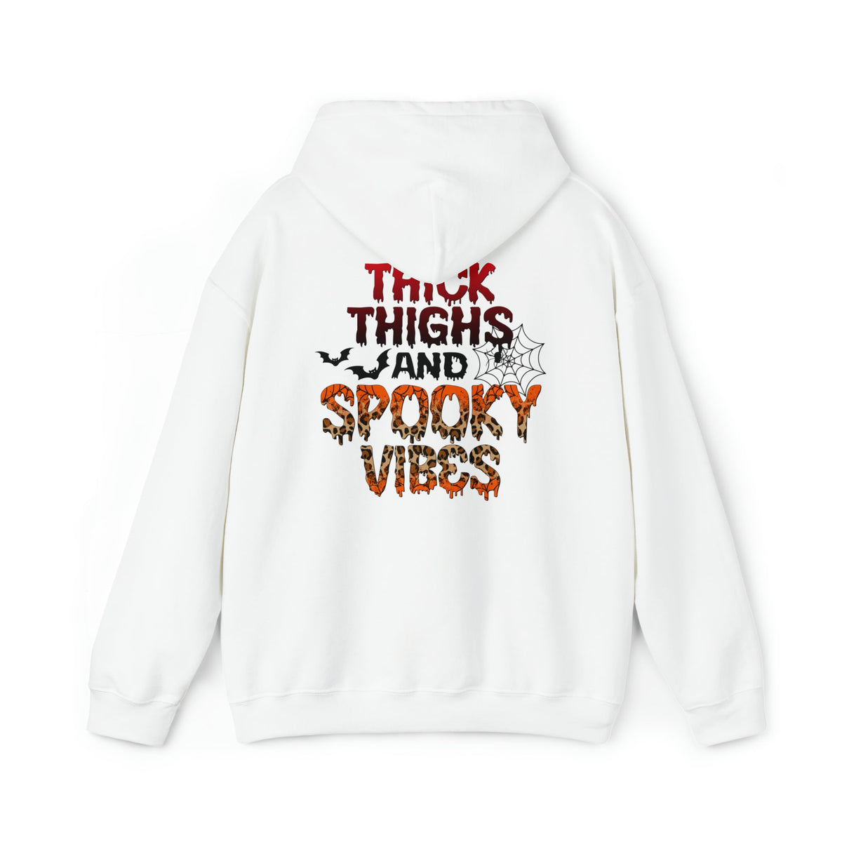 Unisex HOODIEThick Thighs and Spooky Vibes Funny Halloween