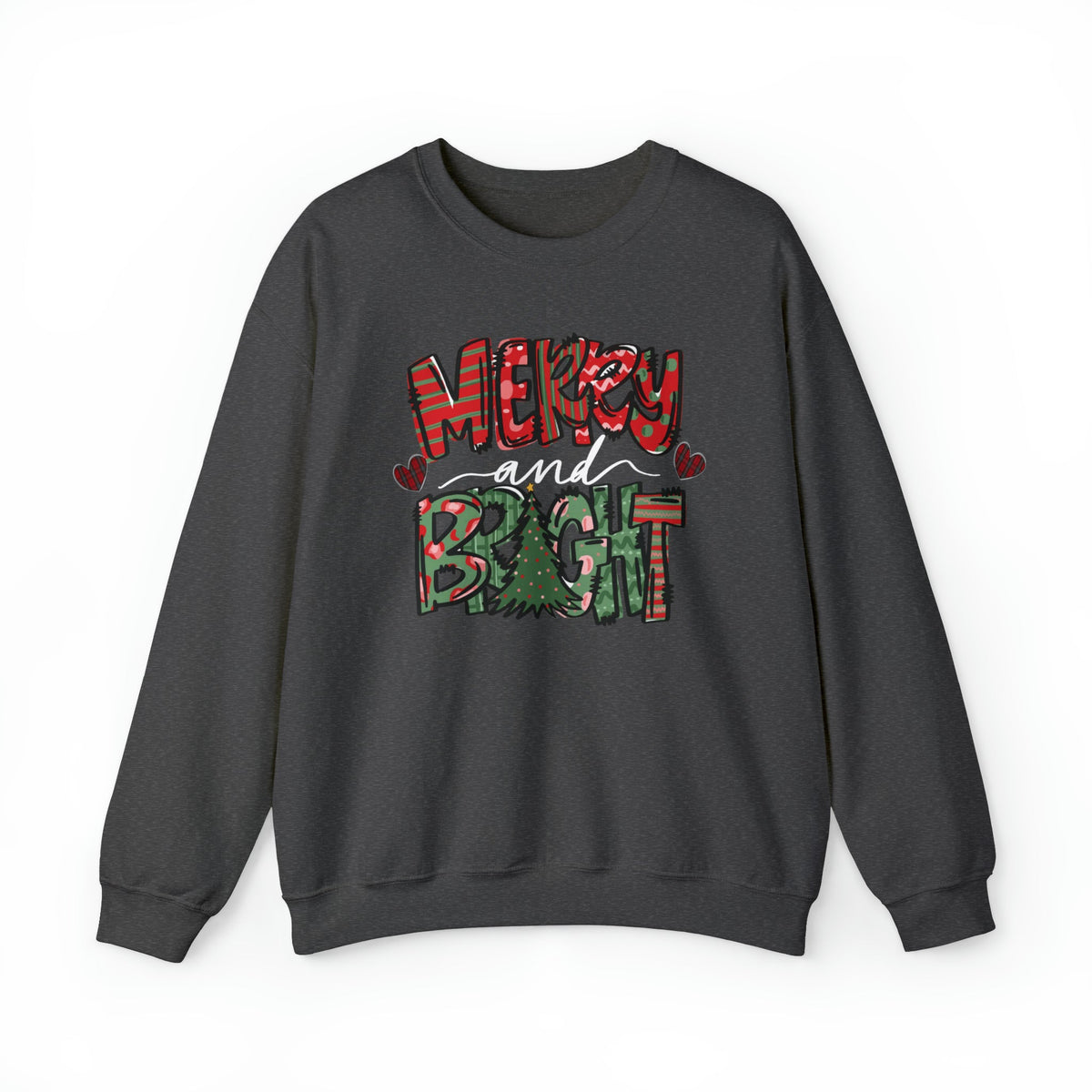 Unisex Sweatshirt Merry and Bright christmas sweater for xmas Merry Christmas crewneck shirt