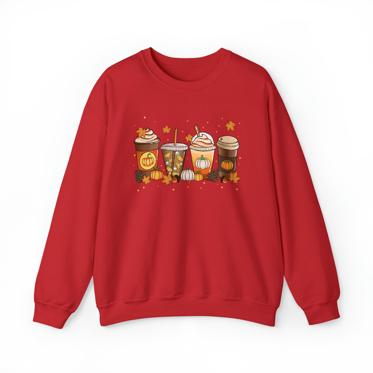 Unisex Sweatshirt Pumpkin Spice Falls Drinks Pumpkin Latte Coffee