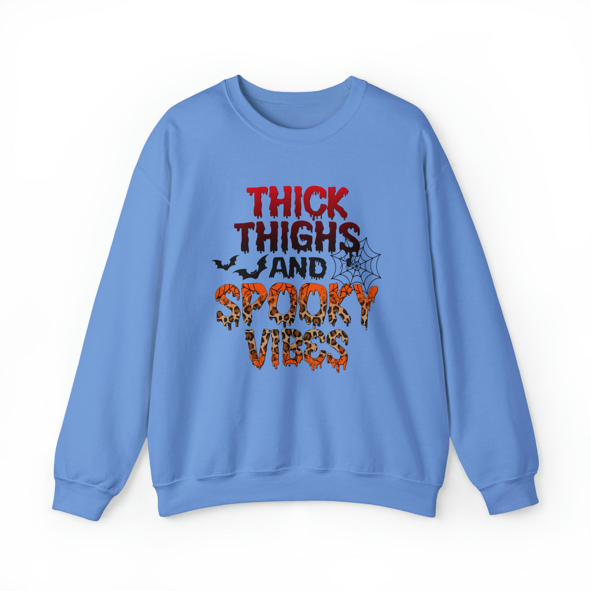 Unisex Sweatshirt Thick Thighs and Spooky Vibes Funny Halloween