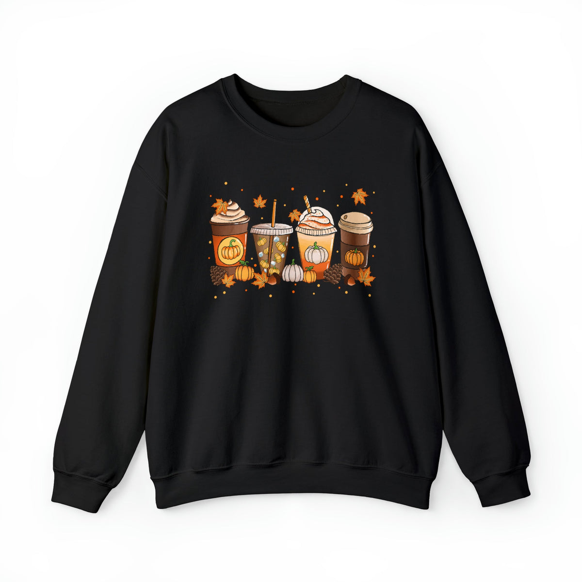 Unisex Sweatshirt Pumpkin Spice Falls Drinks Pumpkin Latte Coffee