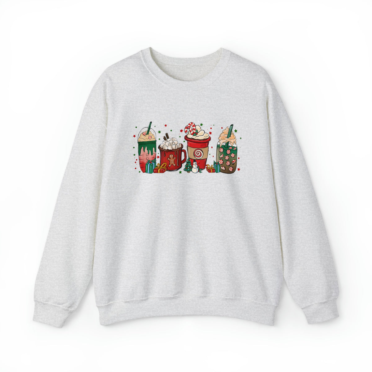 Unisex Sweatshirt Gingerbread Christmas Coffee Xmas Tee Coffee Lover Latte drink