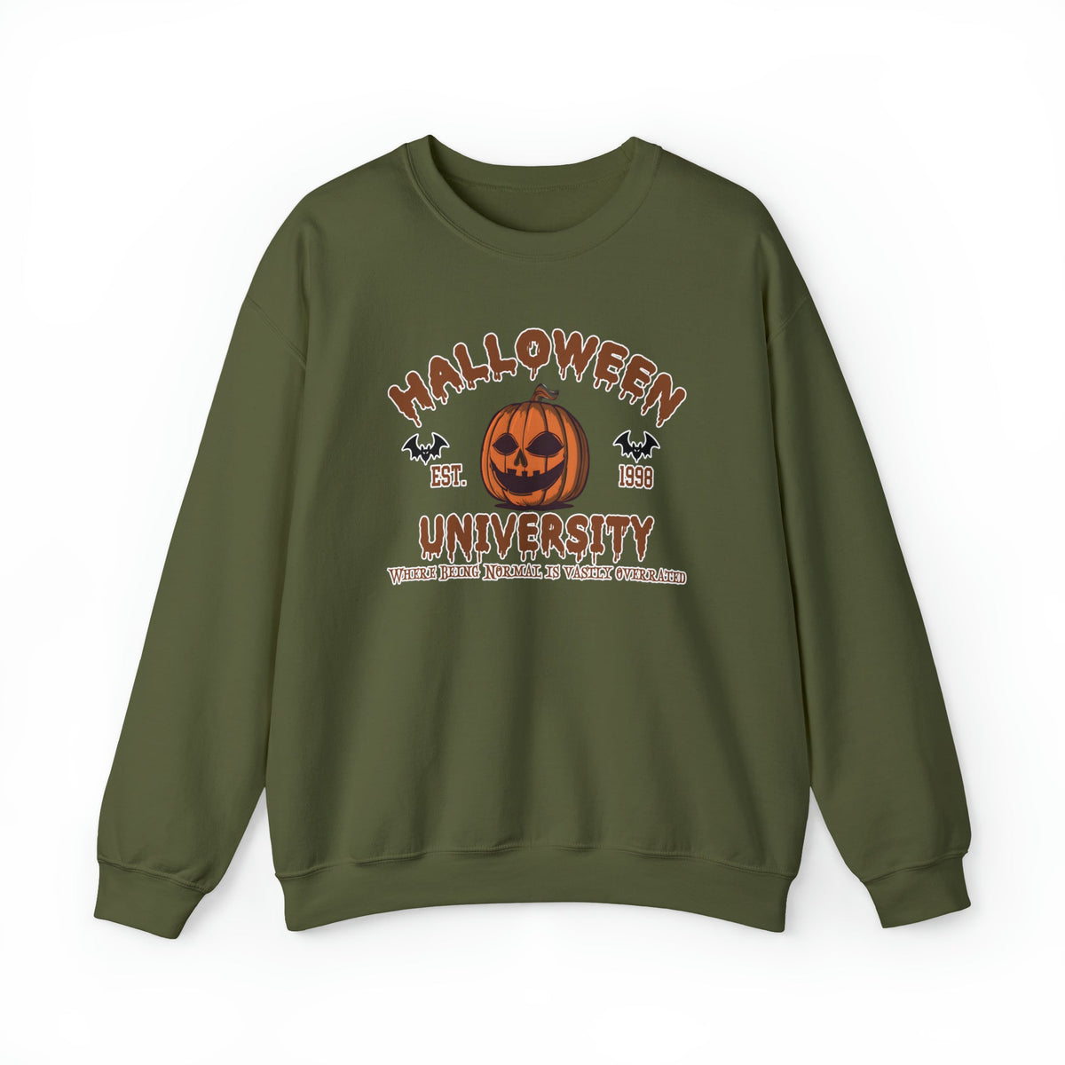 Unisex Halloween University sweashirt, Halloween small Town Est 1998 sweashirt