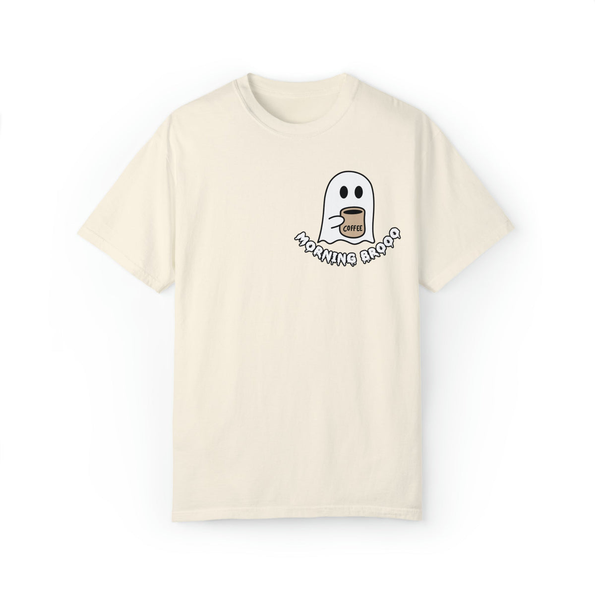 Unisex COMFORT COLORS spooky Cute ghost coffee shirts, Halloween Ghost Coffee Lovers