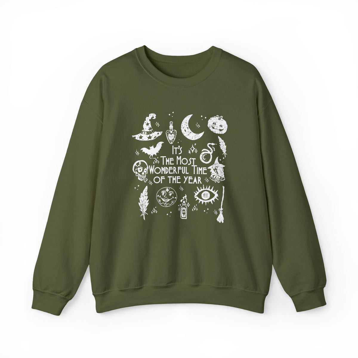 Unisex It's The Most Wonderful Time Of The Year Sweatshirt, it's the season spooky Crewneck