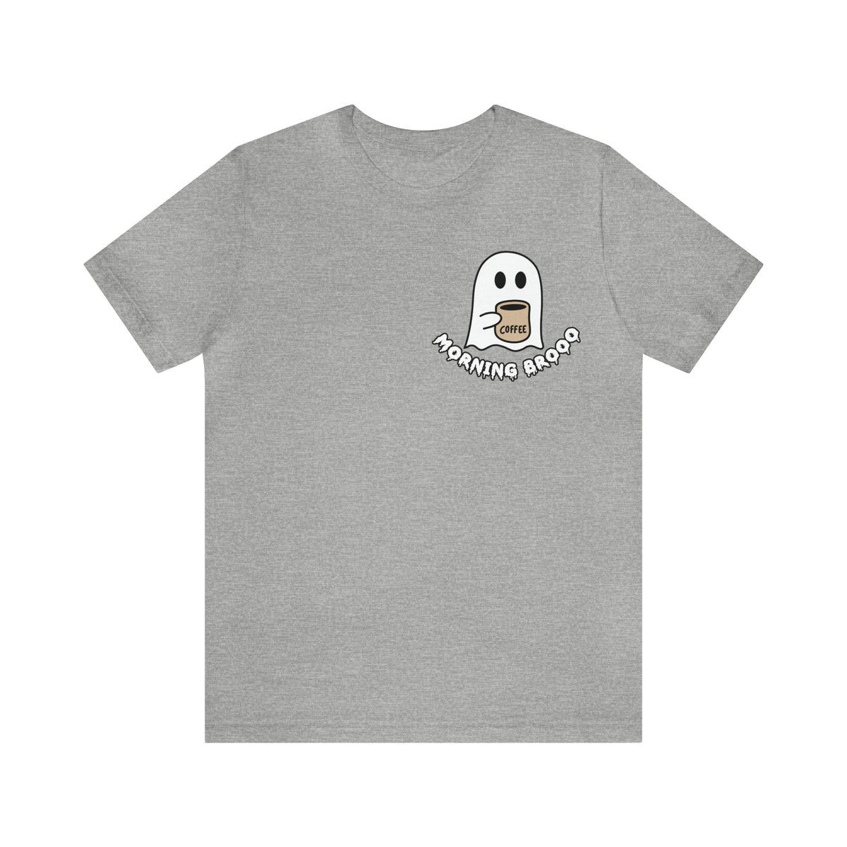 Unisex BELLA CANVA spooky Cute ghost coffee shirts, Halloween Ghost Coffee Lovers Shirt