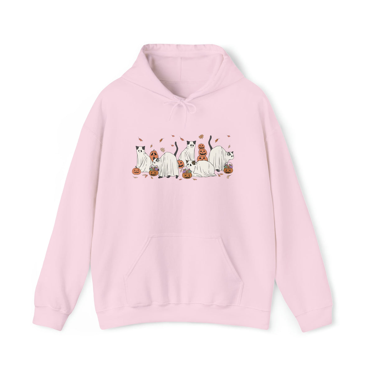 Unisex HOODIE Halloween Cute Cat Ghosts