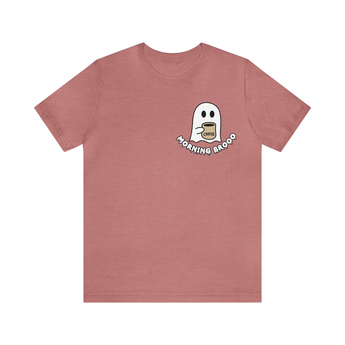 Unisex BELLA CANVA spooky Cute ghost coffee shirts, Halloween Ghost Coffee Lovers Shirt