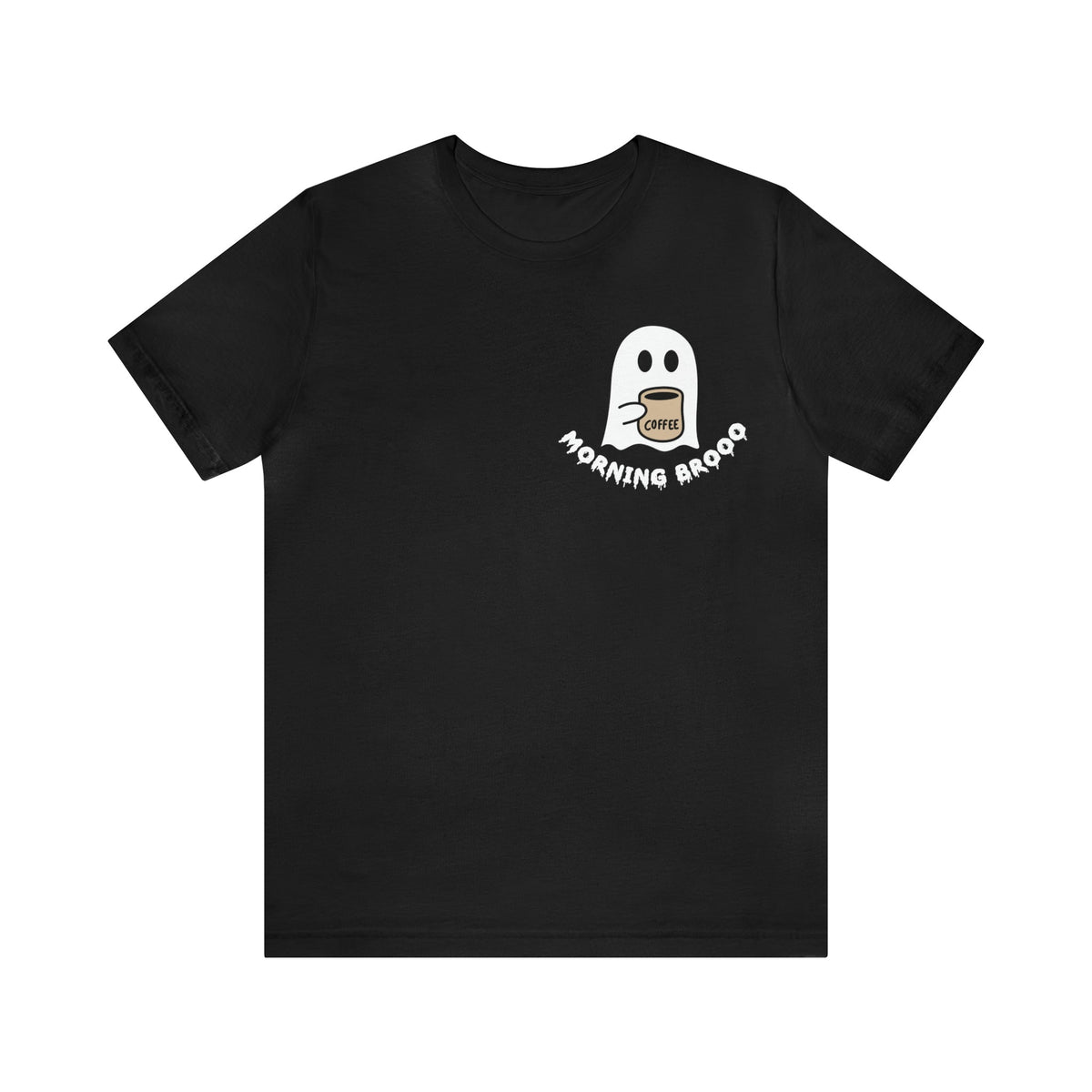 Unisex BELLA CANVA spooky Cute ghost coffee shirts, Halloween Ghost Coffee Lovers Shirt