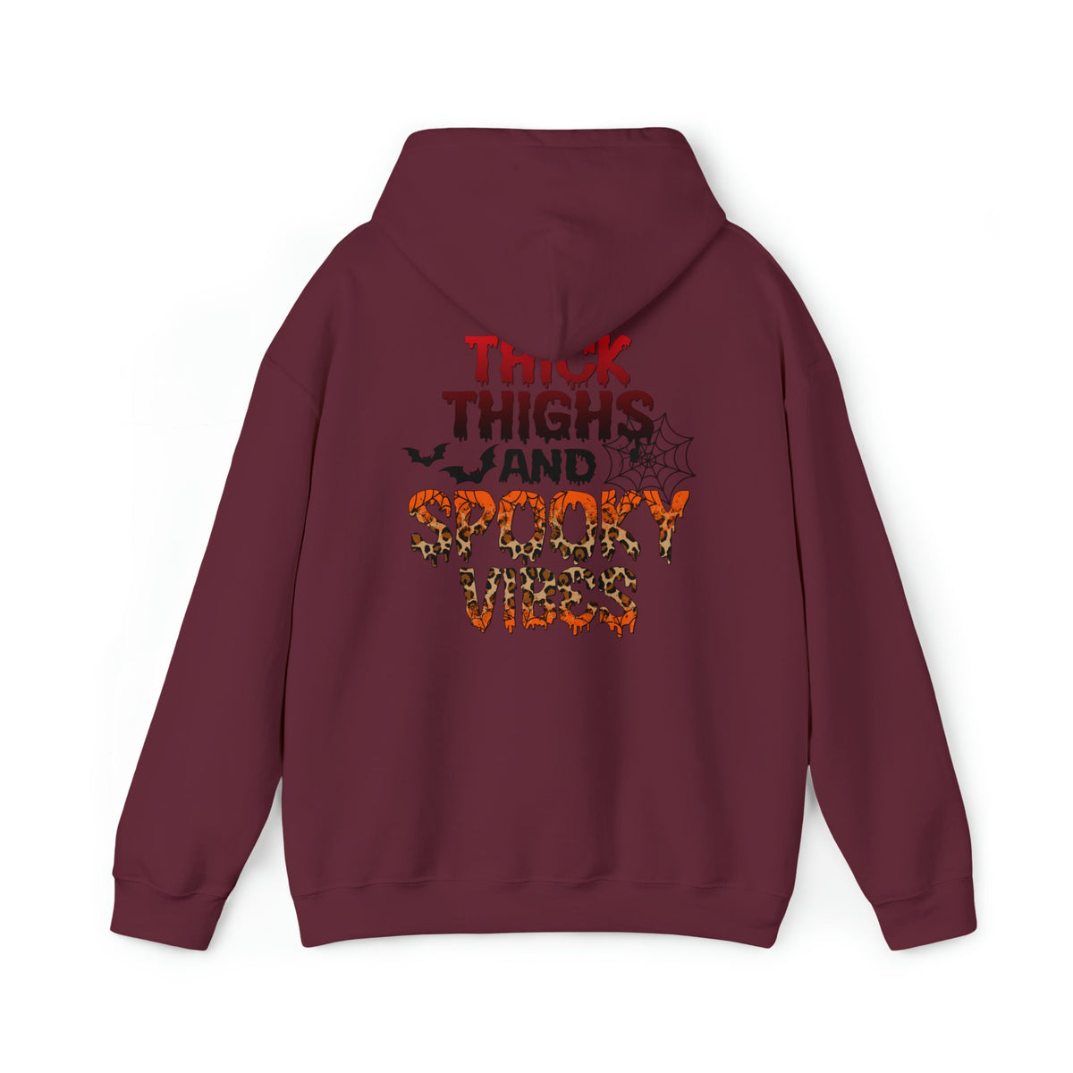 Unisex HOODIEThick Thighs and Spooky Vibes Funny Halloween